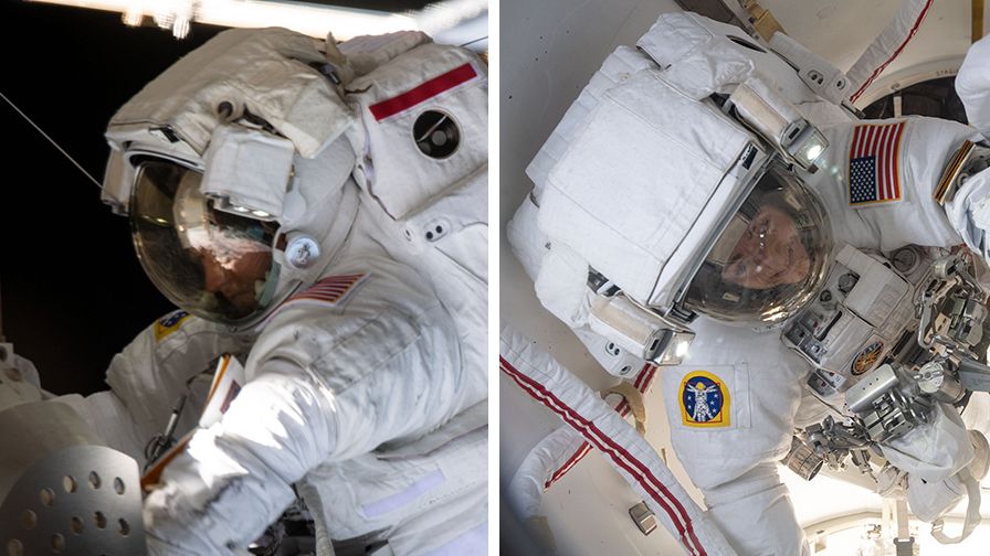 Astronautky vystoupily do kosmu, aby vyměnily baterie u ISS